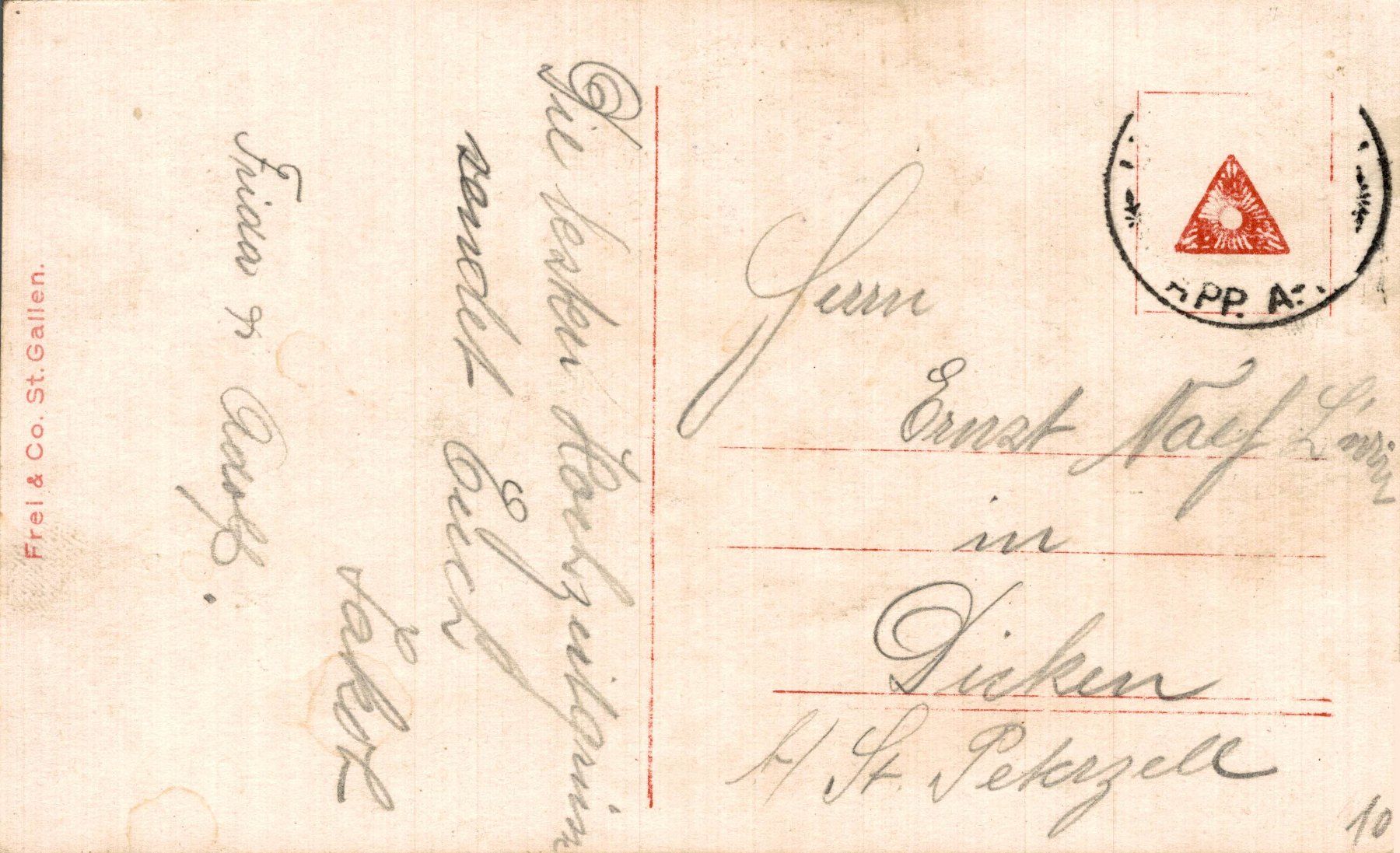 Cartoline postali: Aelplerleben. Senn mit Schweinen – Usato da Bronschhofen venduto da Astore 1