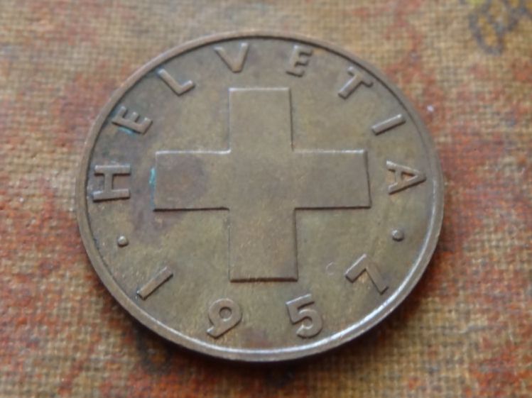 Tutti le monete: 2 Rp. 1957   (C) – Usato da Romanel-sur-Lausanne venduto da Swift13
