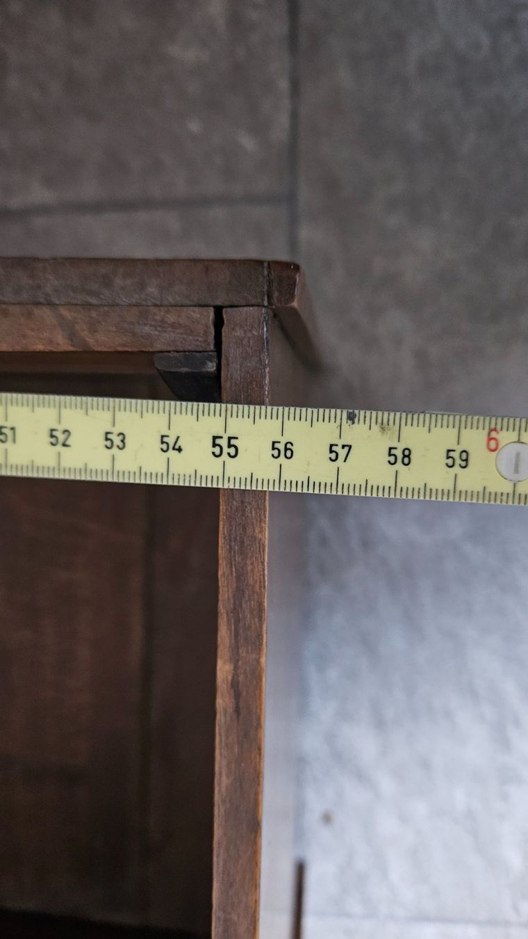 Letti: Vecchio lettino per le bambole in legno scuro – Usato da Melano venduto da H-Sara 3