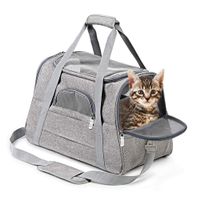✅ NEU Transporttasche Katze Hunde 43x28x25cm