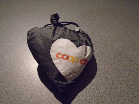 Tasche, Einkaufstasche, fein, schwarz/Aufdruck