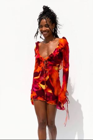 Rat & Boa Dali Mini-Dress XS