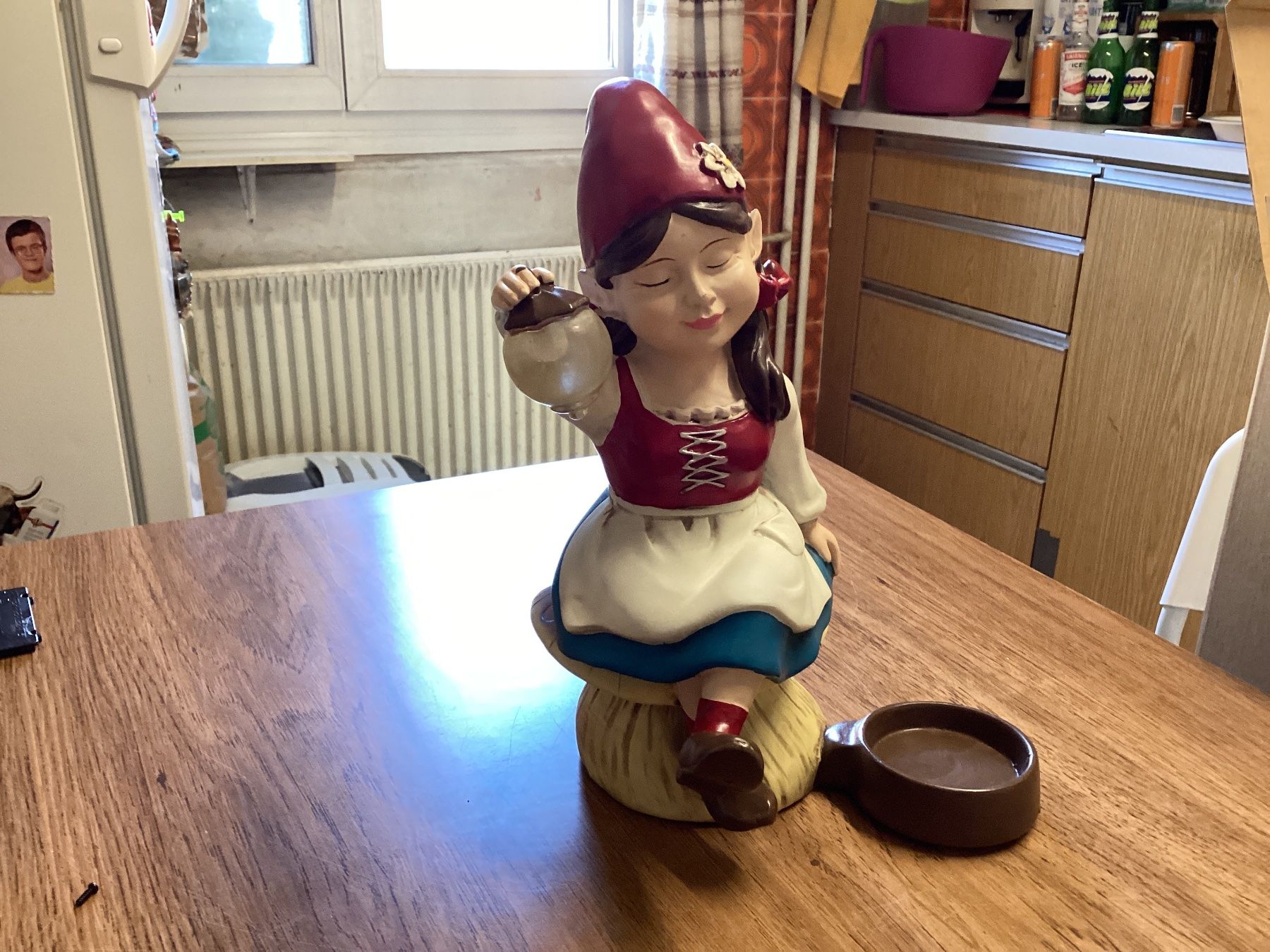 Partylite Statuette: Solar Gartenfigur Gartenzwerg Laterne Erika PartyLite – Difettoso da Lyss venduto da Nigudasschaf