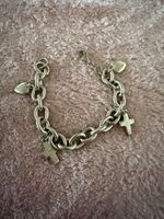 Armband Silber 925 Kreuze Herzen Charm guter Zustand