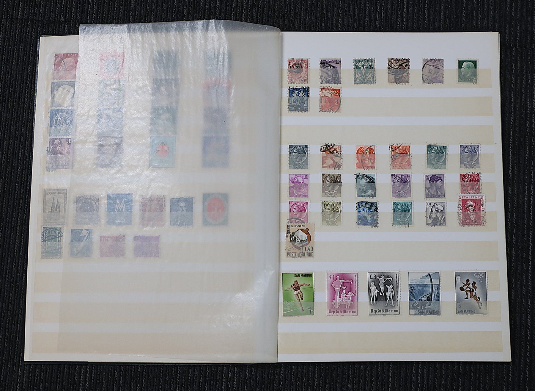 Alben: 5 Briefmarkenalben und 1 Briefmarkenordner – Gebraucht aus Volketswil von brockipfannenstil 2