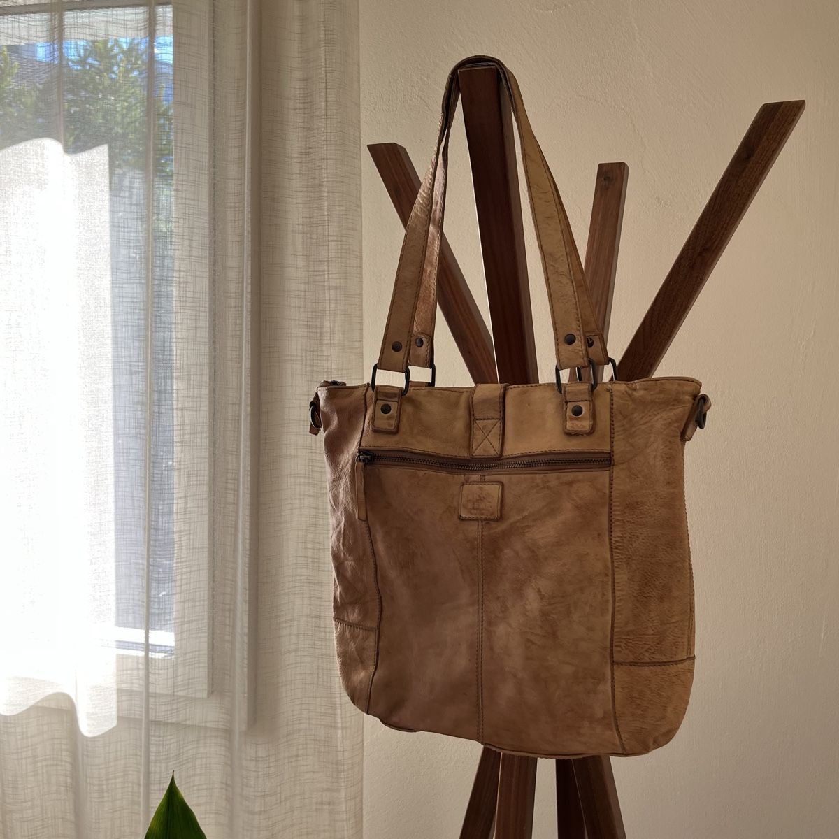Borse: Tasche Leder Ledertasche geflochten – Usato da Buochs venduto da charlie18 4