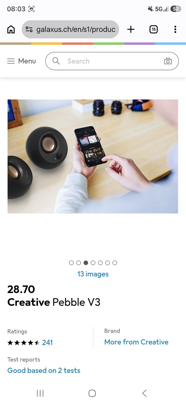 Creative Haut-parleurs: Creative Pebble V3 Speakers Black New – Neuf (Voir description) à Zürich par Asimpleguy 2