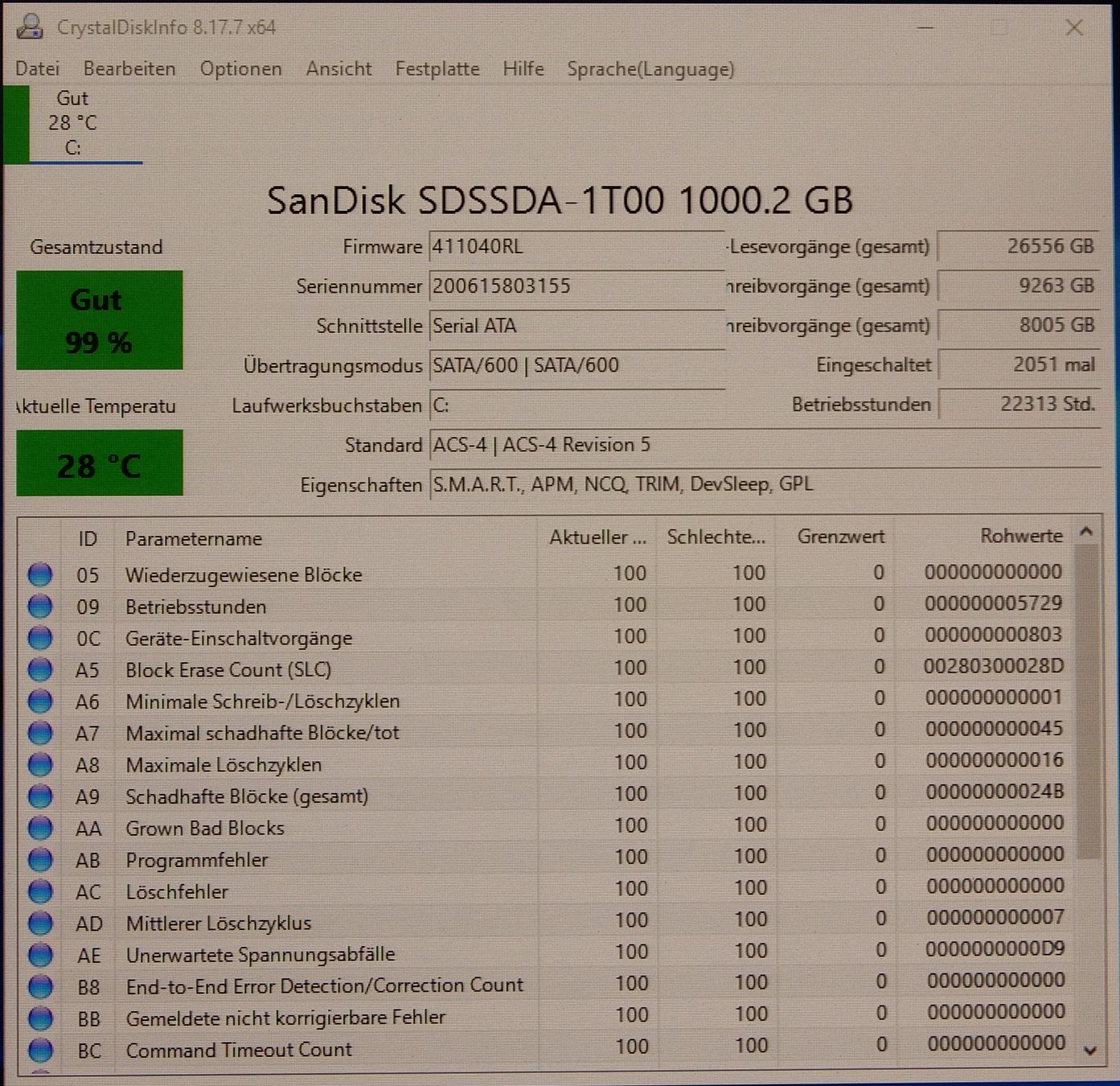 Sandisk Disques durs: SanDisk SSD   1 TB – D'occasion à Bern par compischop 1