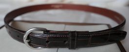 Ceinture Barry Kieselstein-Cord, alligator américain brun