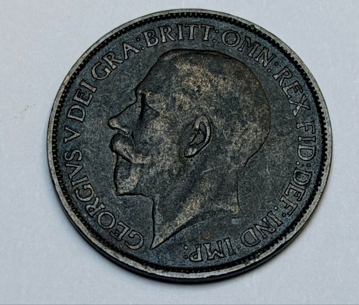 Alle Münzen: Pièce 1923 George V half penny 5.56g – Gebraucht aus La Tour-de-Trème von Ahamaya 1