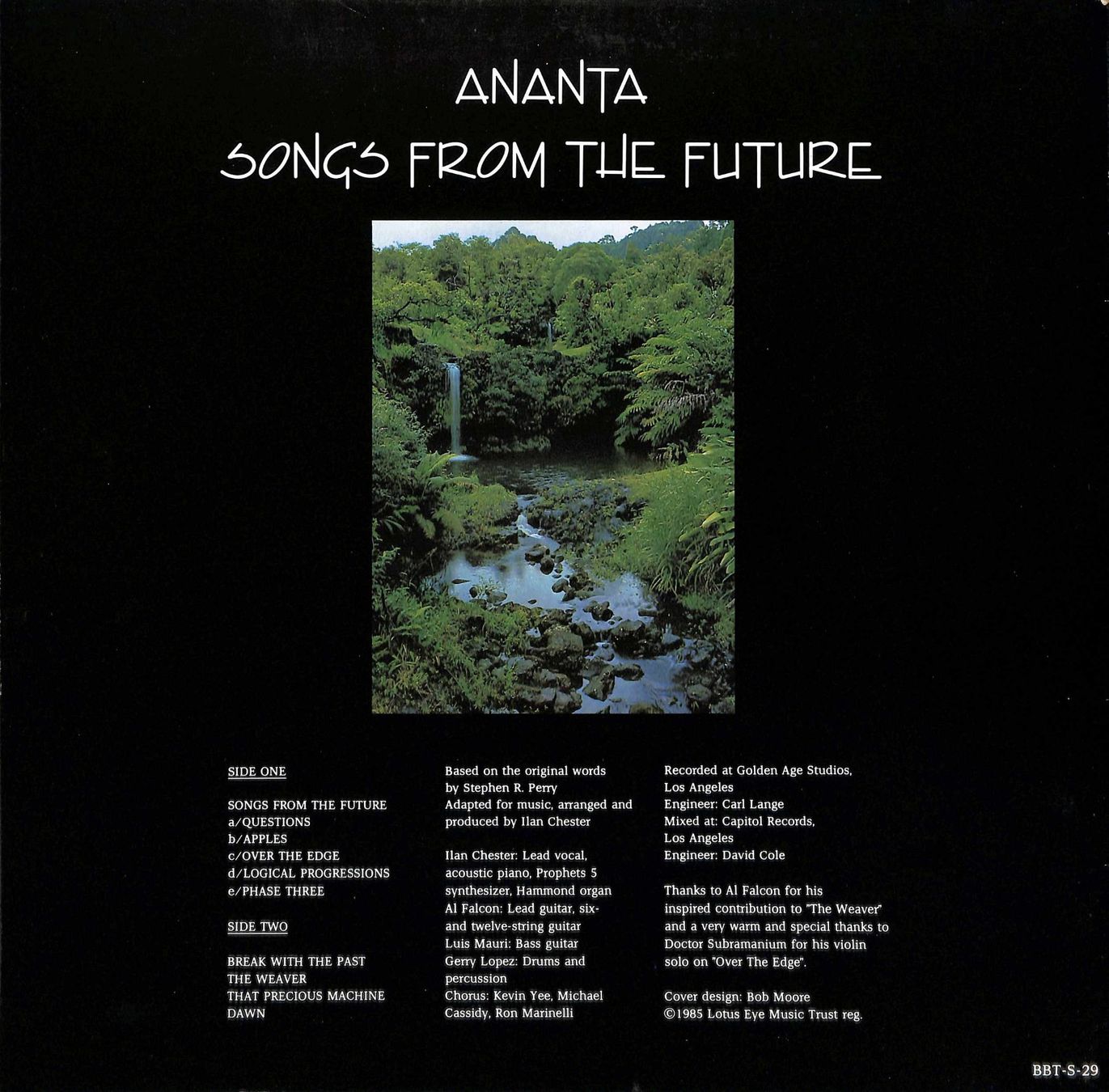 Dischi in vinile: LP: Ananta - Sorgs from the future – Usato da Trimmis venduto da Dres2 1