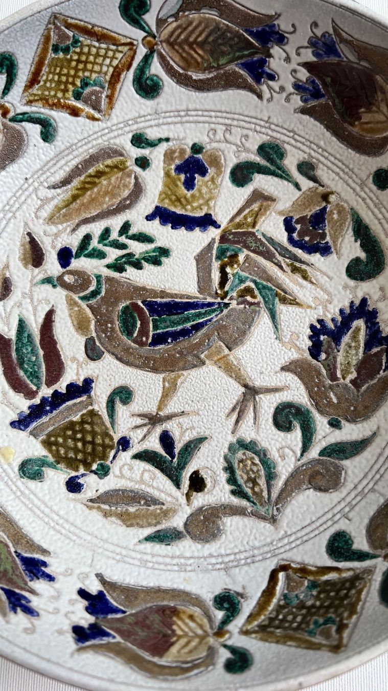 Ciotole: Bol céramique ancienne signée – Usato da Nyon venduto da stylevintage79 1