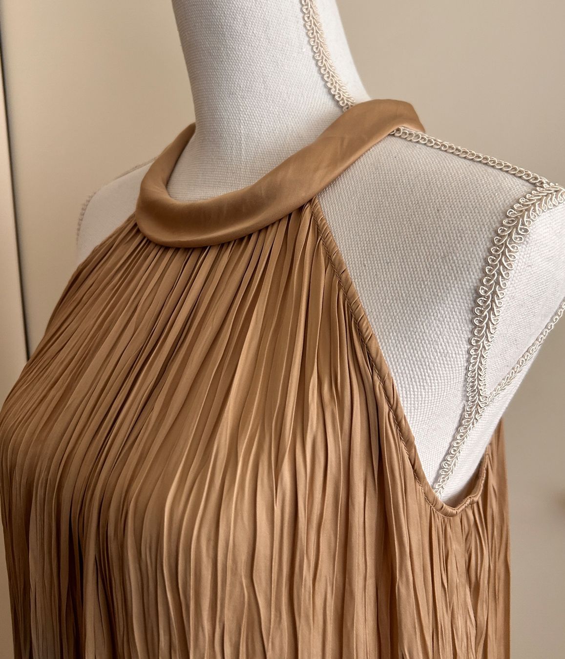 Strenesse Vestiti: Plisseekleid von STRENESSE, beige, Grösse 36 – Usato da Kreuzlingen venduto da peetzii 5