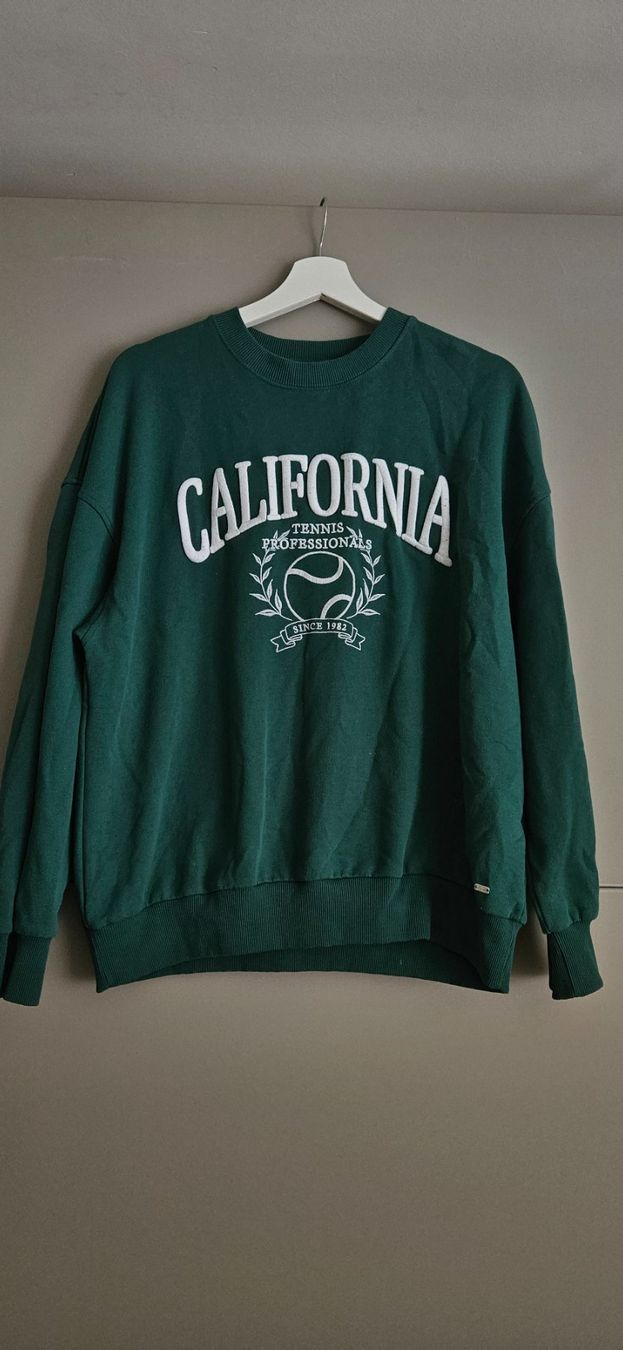 Pull&Bear Maglioni & Felpe: Pullover, grün, California Tennis – Usato da Birmensdorf ZH venduto da ele_mf8v