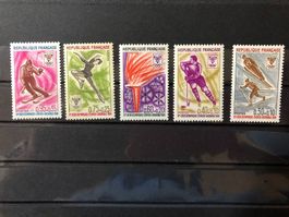 Série omplète JO Grenoble 1968 Neufs**