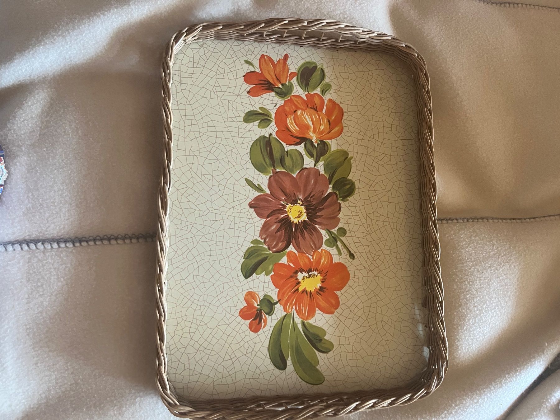 Piatti di portata: Vintage Plateau Rattan – Usato da Saanen venduto da SoniaMichaela 3