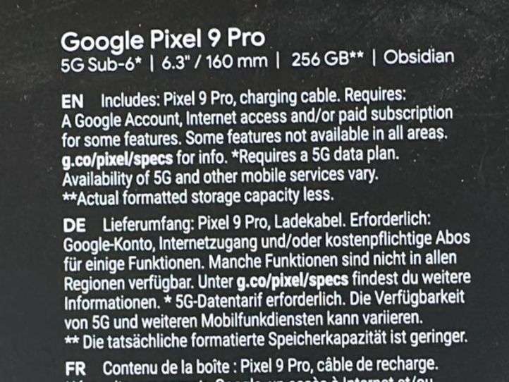 Google Handys / Smartphones: Google Pixel 9 pro 256 GB mit Garantie – Gebraucht aus Hagneck von besera 7