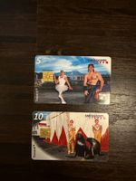 Zwei Taxcards aus Zirkus-Serie / Zirkus NOCK