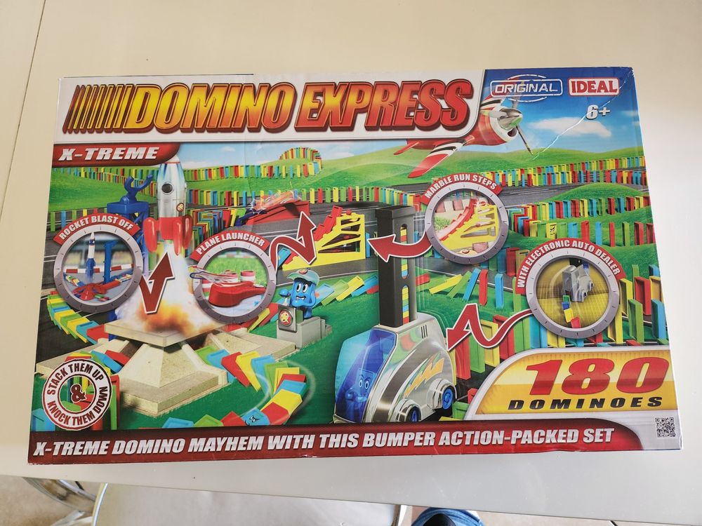 Domino Express Pack Recharge 750 Dominos Multicolores – Parcours De 20 M, Défi Créatif Dès 6 Ans