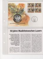 Numis Brief, 50 Jahre Musikfestwochen Luzern 1988