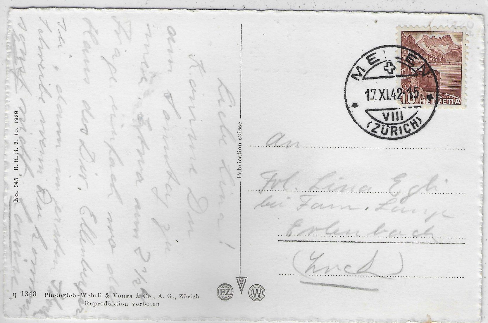 Cartes postales: Meilen - Generalansicht – D'occasion à Ettingen par Kartenplanet 1