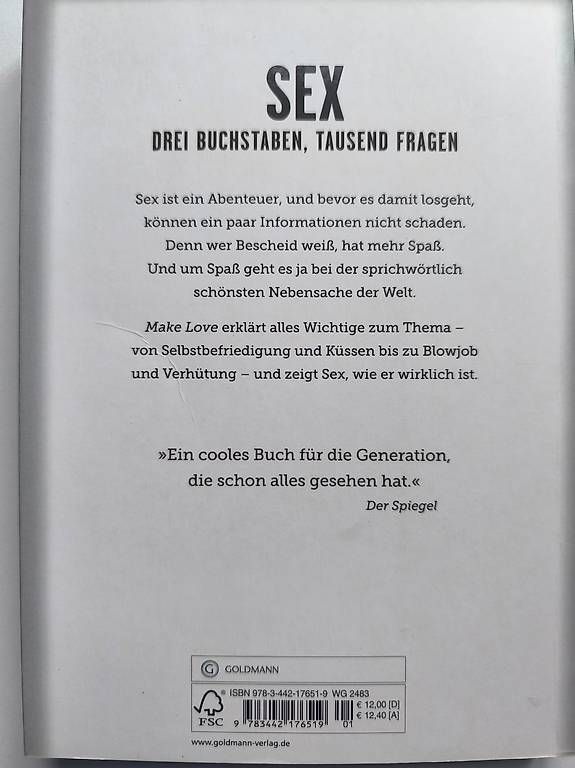 Bücher: Make Love – Neu (gemäss Beschreibung) aus Wädenswil von Cpaco 1
