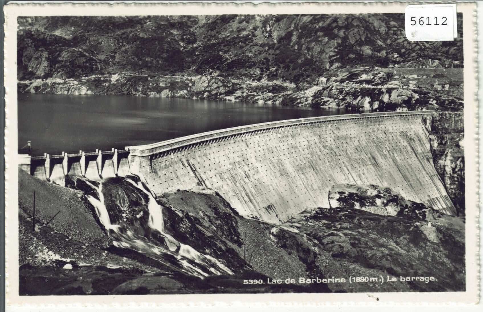 Ansichtskarten: Lac de Barberine - La barrage – Gebraucht aus Ettingen von Kartenplanet