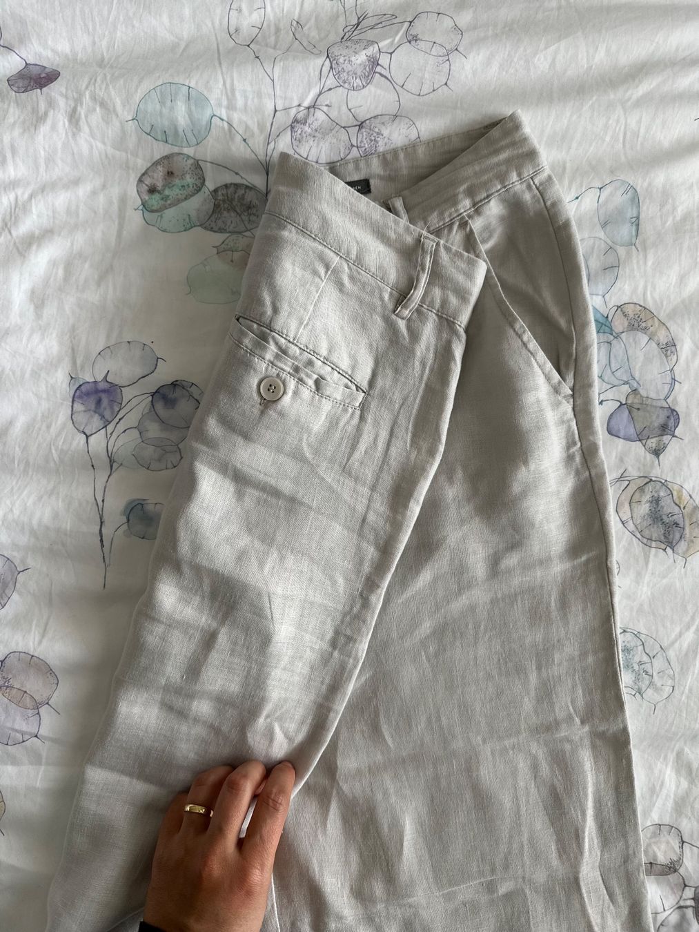 Pantaloni: Leinenhose von Manor – Usato da Ormalingen venduto da nude.knits 3