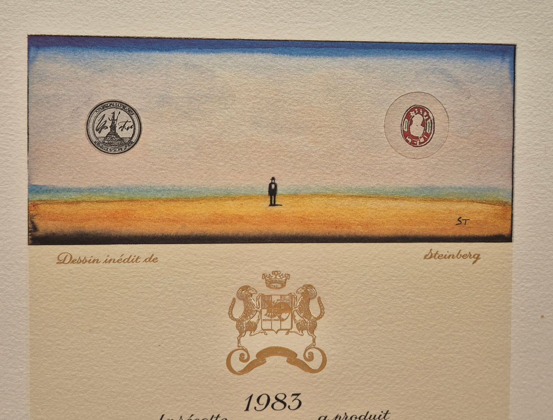 Grafica & Litografie: Mouton-Rothschild 1983, Litho Steinberg – Usato da Luzern venduto da Louis-XVI