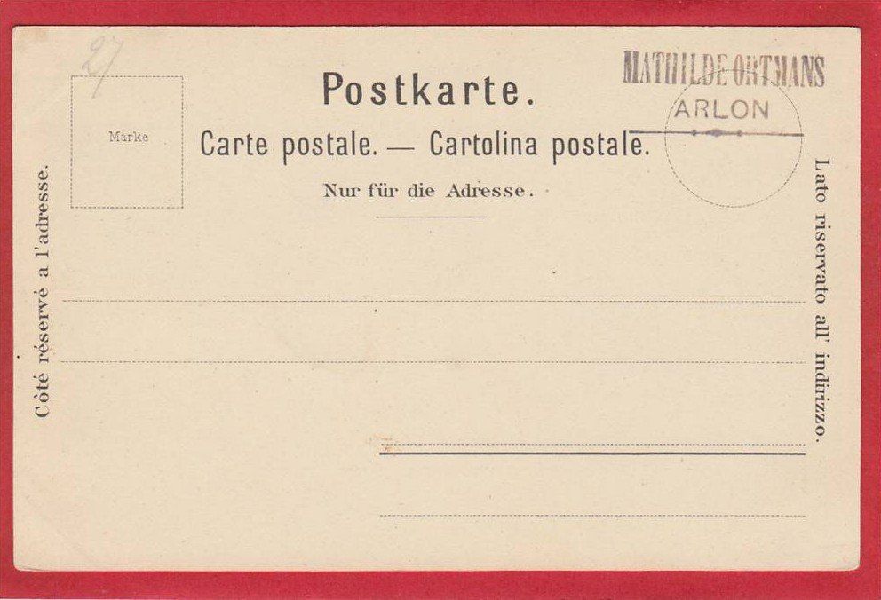Cartoline postali: MEIRINGEN, LITHO – Usato da Grüningen venduto da Kartenlaube 1
