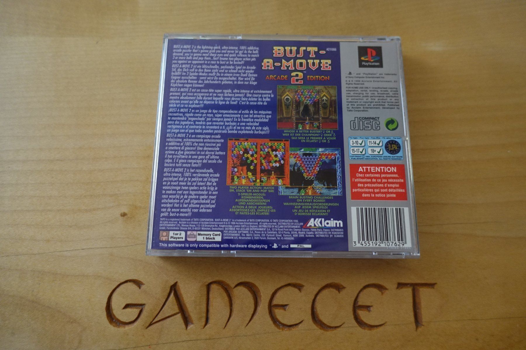 Sony Giochi: Bust-A-Move 2 Arcade Edition (Platinum) – Usato da Steinach venduto da Gamecet 2