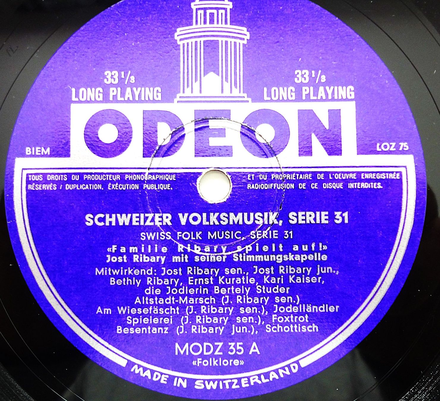 Dischi in vinile: 5 seltene Jost Ribary 10'' Ländler LPs – Usato da Hemishofen venduto da Phonomandy 5