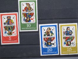 DDR 1967 Deutsche Spielkarten gest.