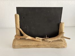 Tisch - Menu / Notiz - Tafel aus Holz