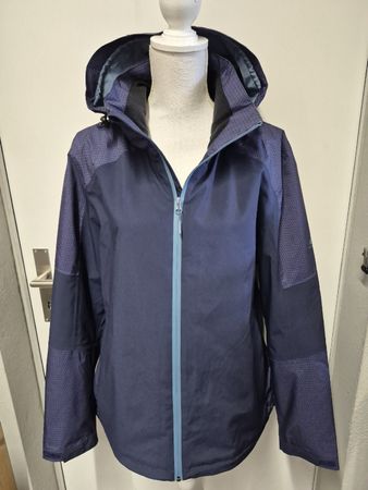McKinley Aquamax Regenjacke Gr.48, marine, NEU, Kapuze