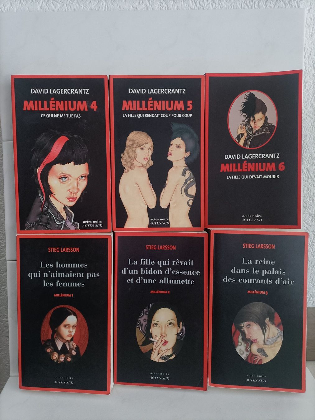 Libri: Lot Millénium 1/2/3/4/5/6 Stieg Larsson - David Lagercrantz – Usato da crans montana venduto da AB3963