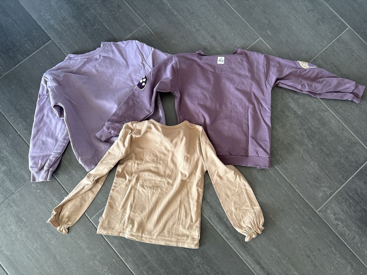 Lotti & Set di vestiti: Set: 2x Mädchen Pullover & Langarmshirt, Grösse 116/122 – Usato da Remigen venduto da Avanti 1