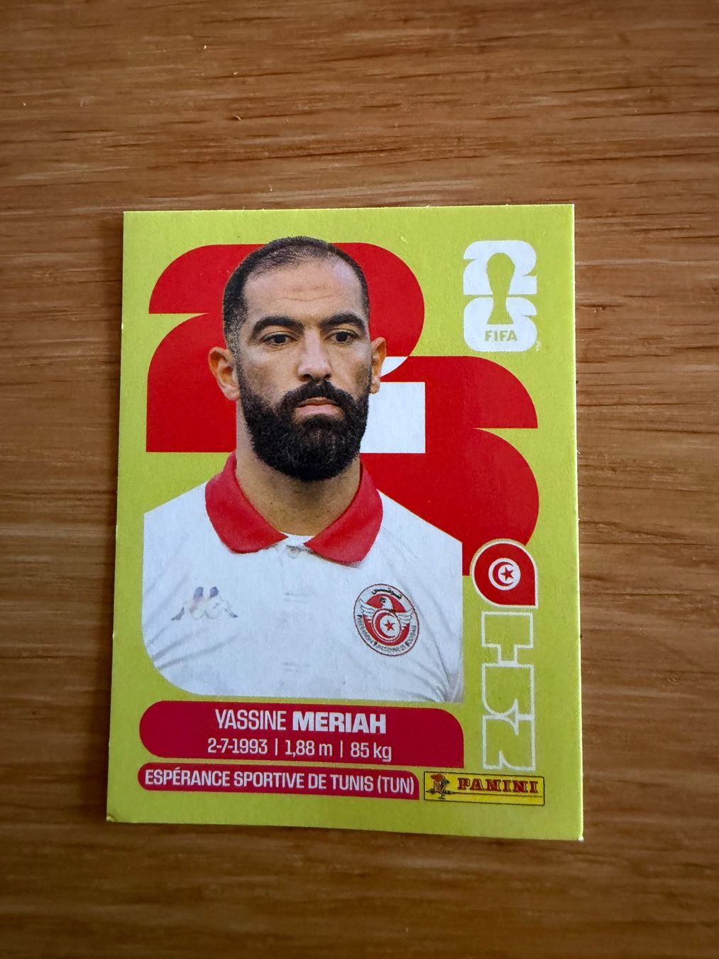 Panini Carte collezionabili: Panini TUN 6 Vassine Meriah – Nuovo (secondo la descrizione) da Zürich venduto da bel5