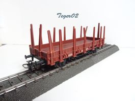 Märklin H0 4459 Rungenwagen 1 Runge abgebrochen