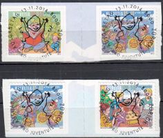 412Aa-414Aa Marken m. FD-Vollstempel aus Briefmarkenheftchen