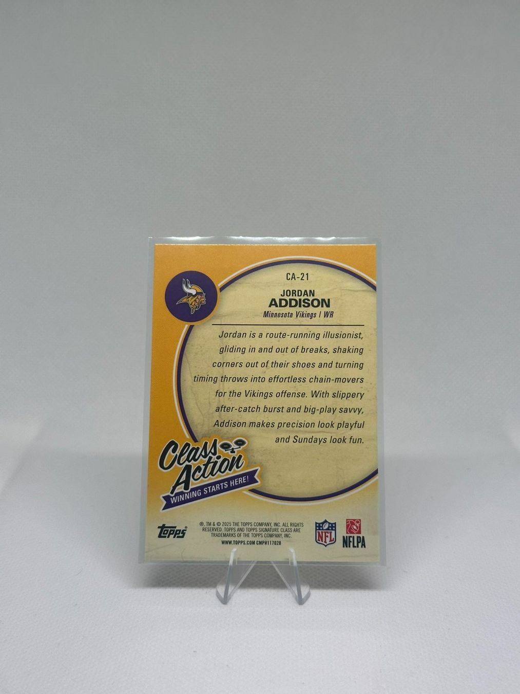 Topps Carte collezionabili: Topps Signature Class - Jordan Addison Class Action – Nuovo (secondo la descrizione) da Reichenburg venduto da dialedincards 1