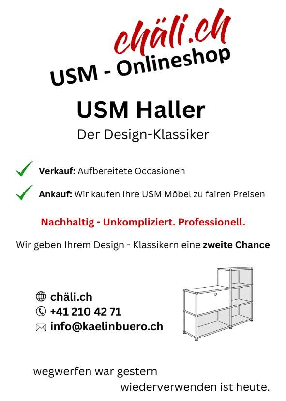 Regale: USM Haller Nivelliergleiter gebraucht – Gebraucht aus Neuenkirch von Seesatz1 1