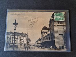 Ancienne CP de Bâle  - Bundesbahnhof 1911