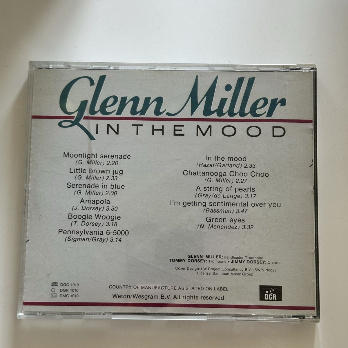 CD: Glenn Miller: In The Mood CD  – Usato da Etzwilen venduto da presley3577 1