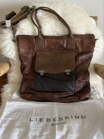 Liebeskind Berlin Ledertasche braun Neuwertig 