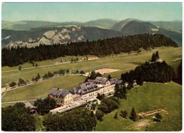 Weissenstein - Kurhaus mit Sessellift (Luftaufnahme?)
