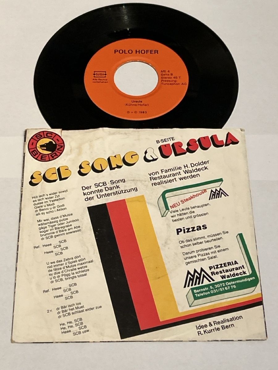 Vinyles: Polo Hofer. 1983. SCB Song – D'occasion à Faulensee par Mizuno06 1