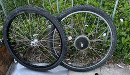 Sachs 26in Mountain bike wheels