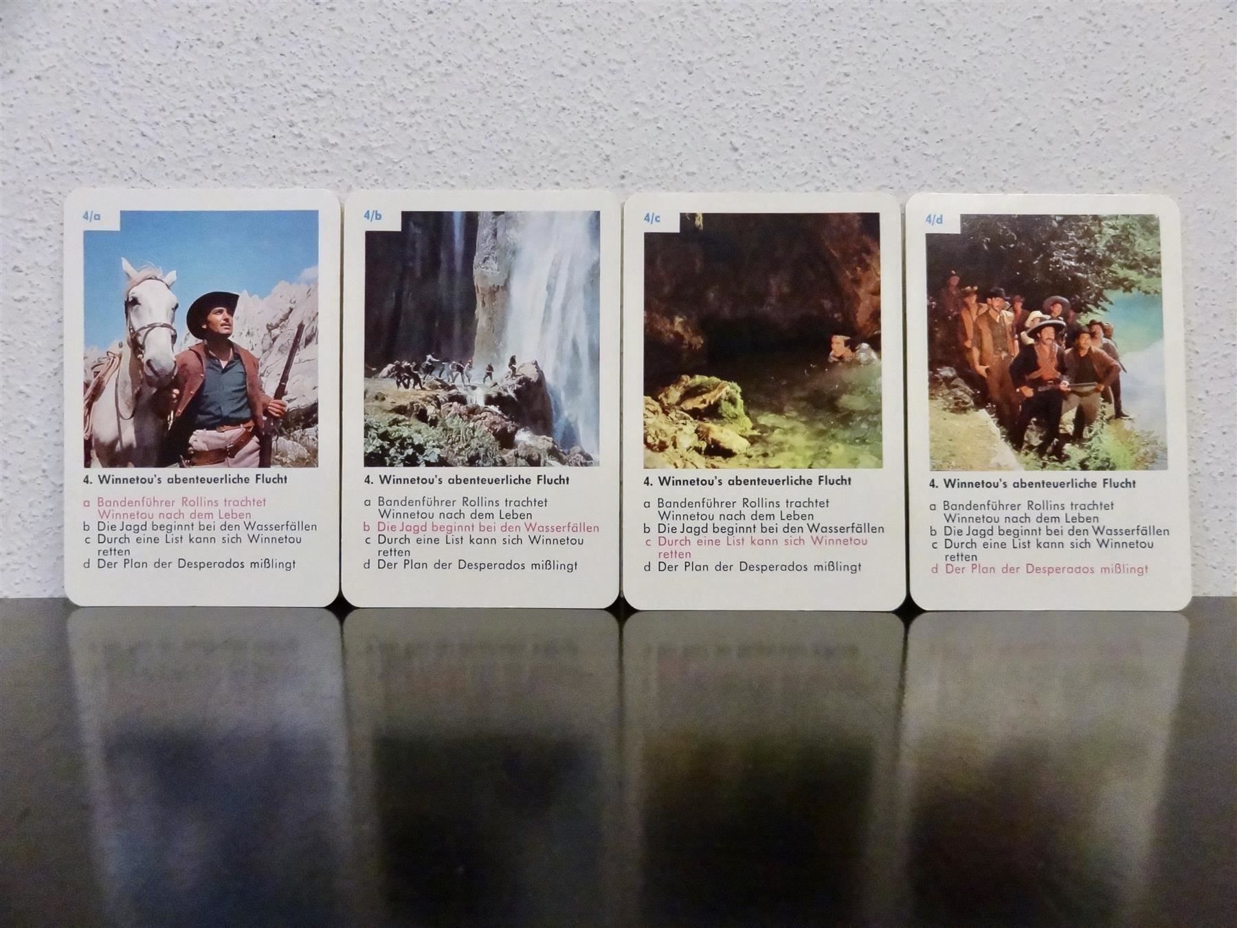 Giochi: schönes altes Quartett WINNETOU III – Usato da Kerzers venduto da wisaundso 6