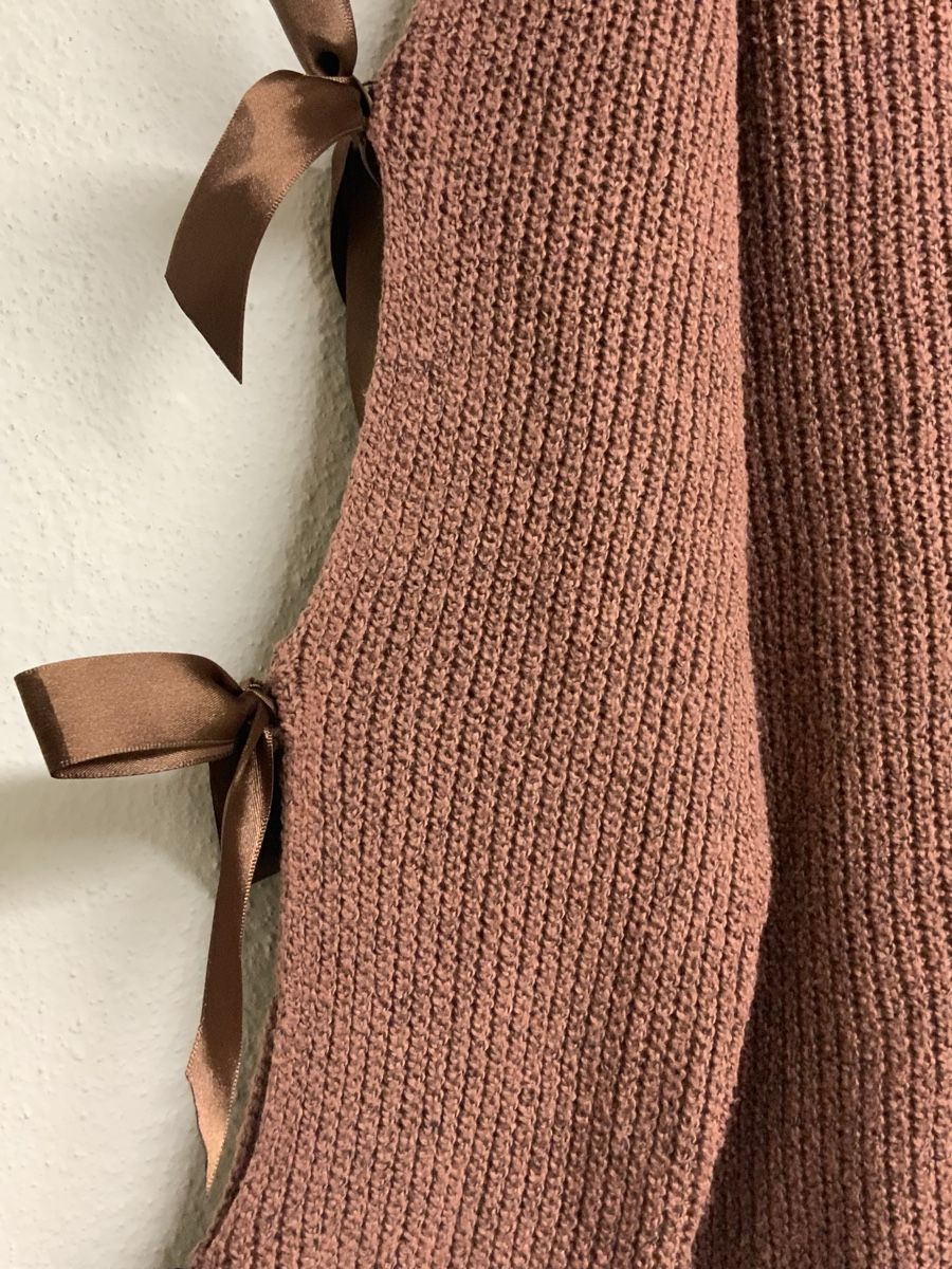 Pulls & Sweat-shirts: Pullover Damen Grösse L Braun mit Schleifen 100% Polyester – D'occasion à Wallisellen par AS.TZ. 4